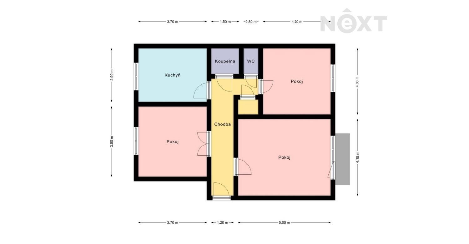 Prodej bytu 3+1 78 m² - foto 22