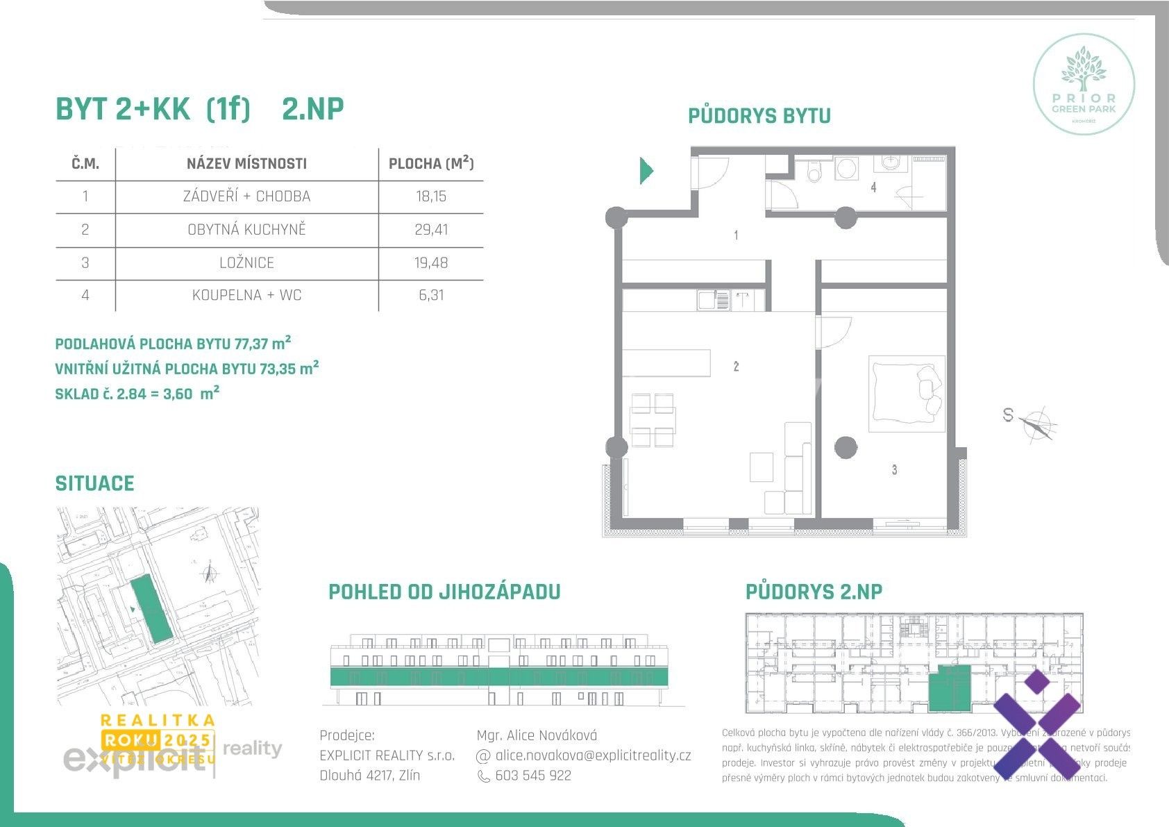 Prodej bytu 2+kk 77 m² - foto 12