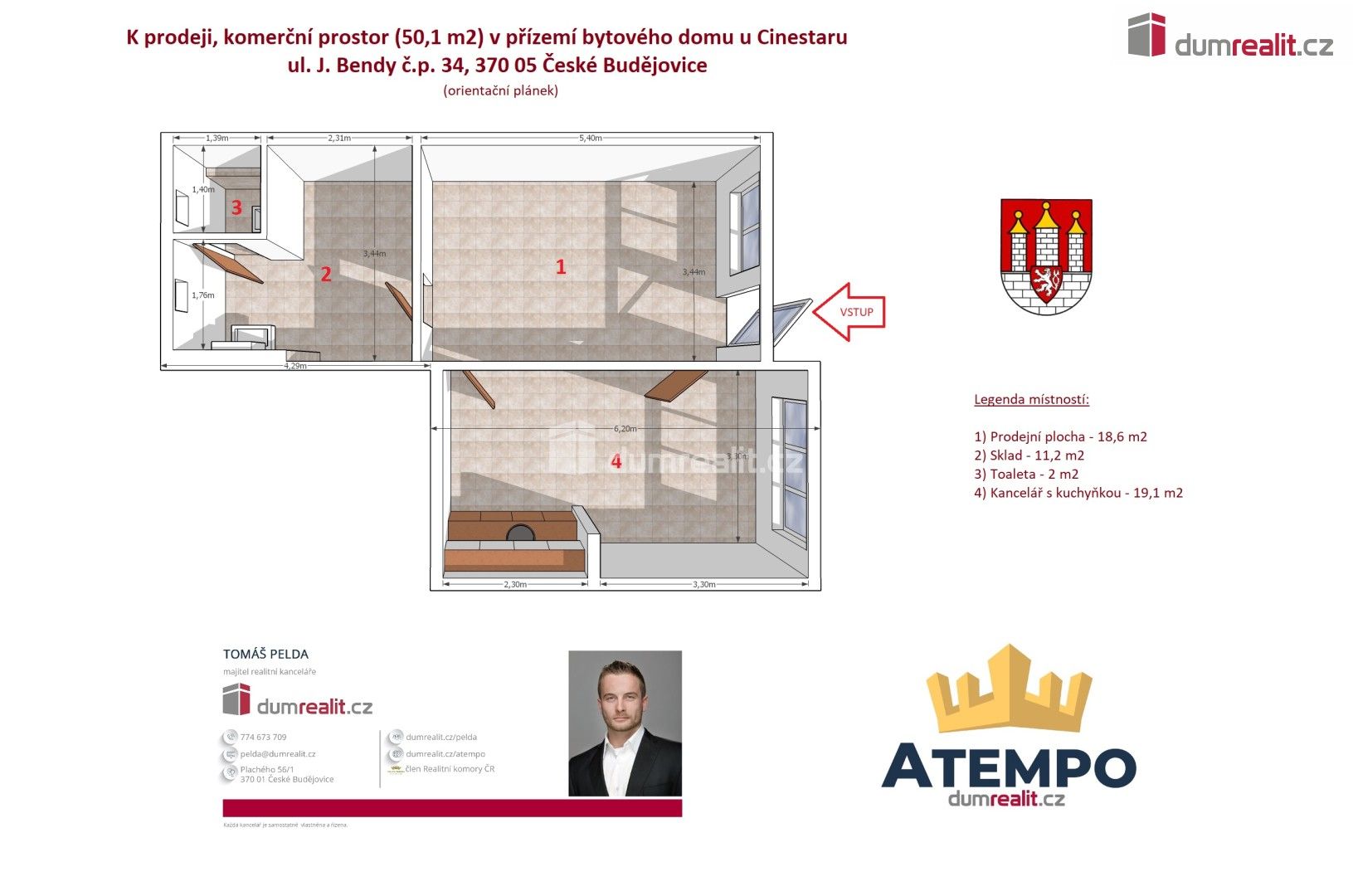 Prodej komerčního prostoru 50 m² - foto 2