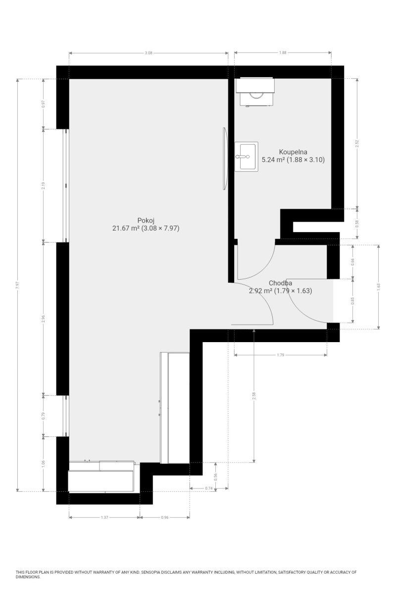 Prodej bytu 1+kk 32 m² - foto 12