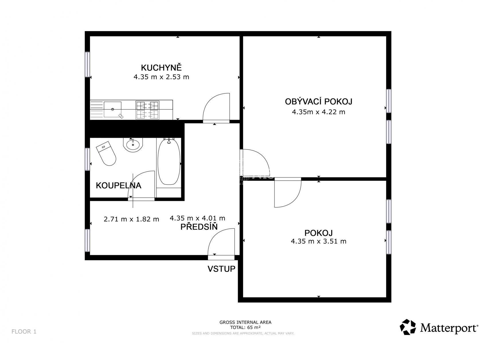 Prodej bytu 2+1 59 m² - foto 12