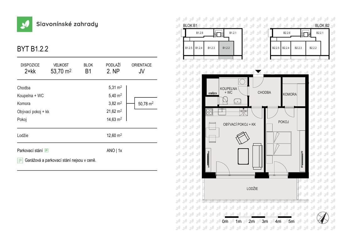 Prodej bytu 2+kk 53 m² - foto 6