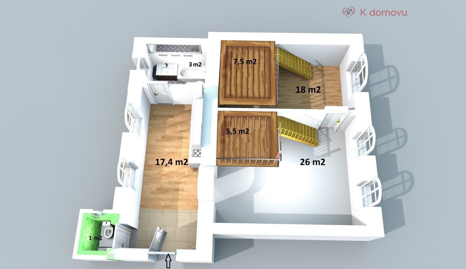 Prodej bytu 2+1 66 m² - foto 24