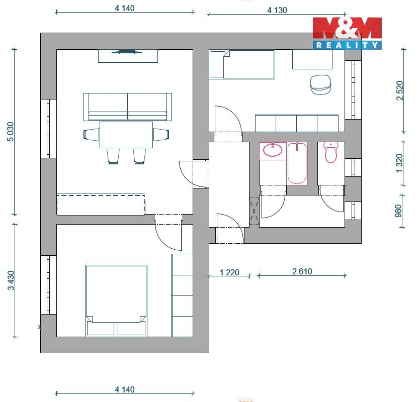 Prodej bytu 2+1 63 m² - foto 12