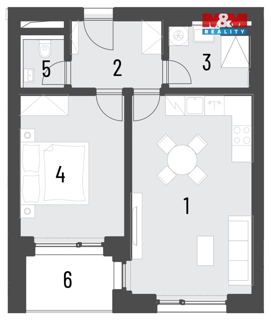 Prodej bytu 1+kk 36 m² - foto 13