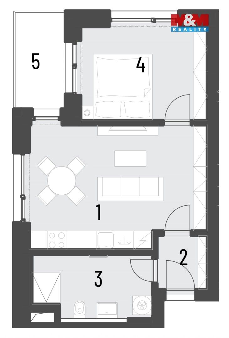 Prodej bytu 1+kk 36 m² - foto 14