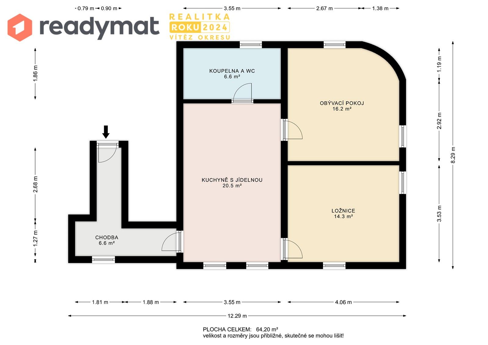 Prodej bytu 3+kk 64 m² - foto 9
