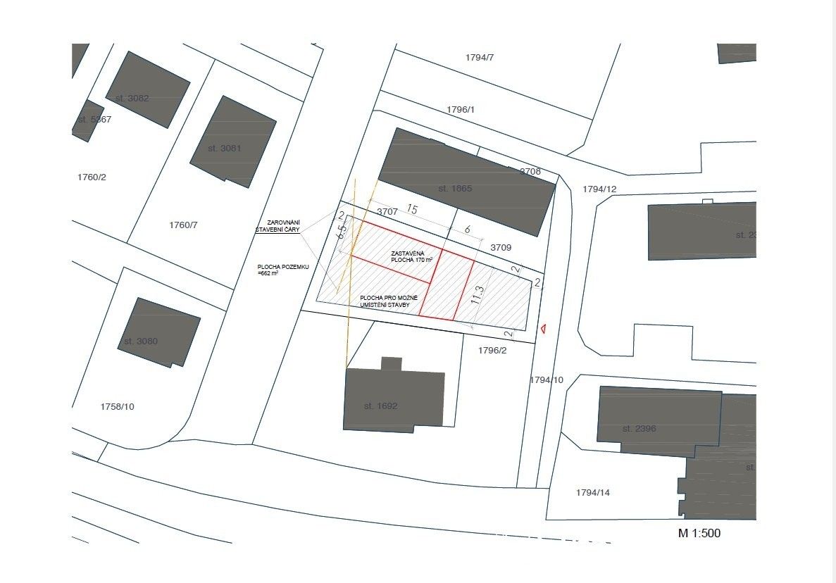 Prodej pozemku 617 m² - foto 3