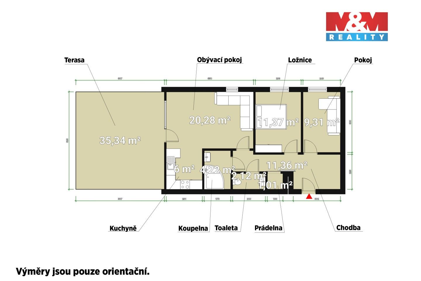 Prodej bytu 3+kk 104 m² - foto 5