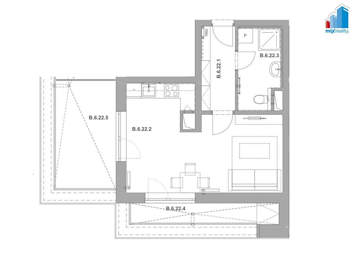 Pronájem bytu 1+kk 40 m² - foto 18