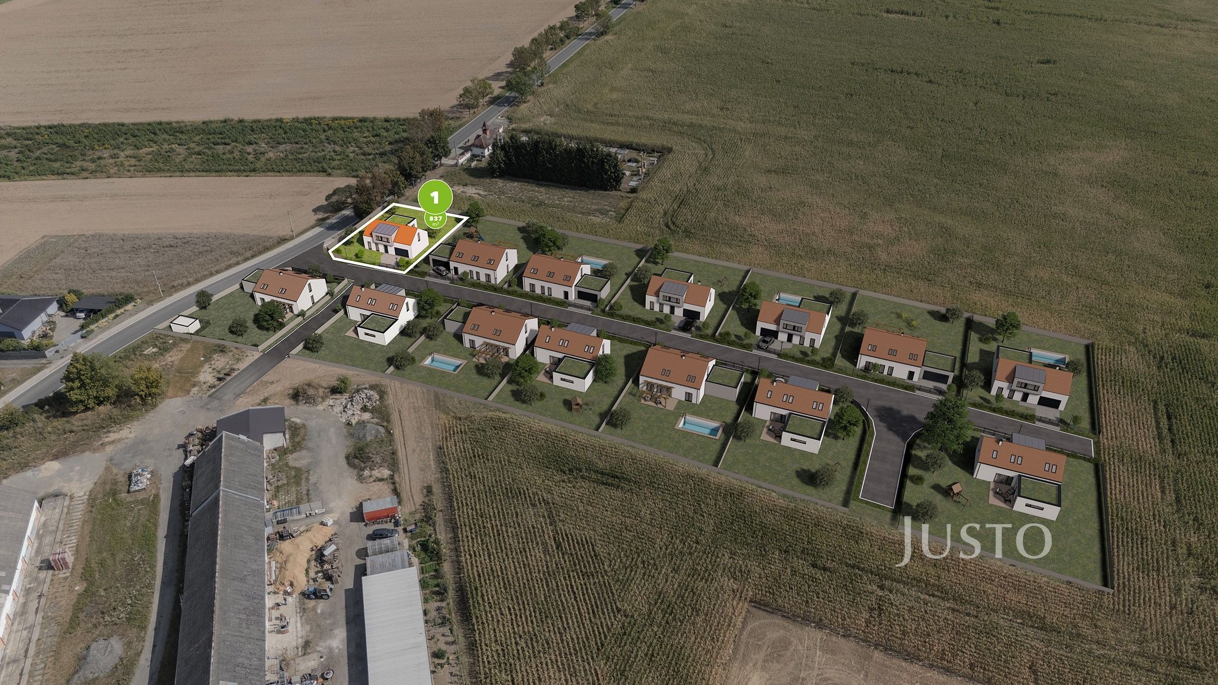 Prodej pozemku 837 m² - foto 1