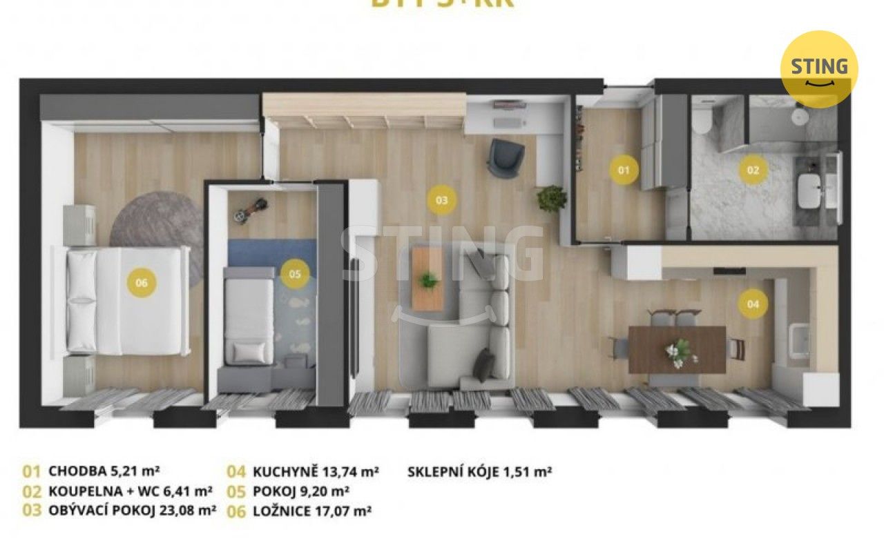 Prodej bytu 3+kk 75 m² - foto 7