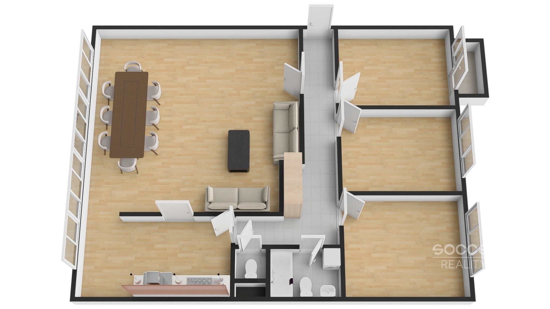 Pronájem bytu 4+kk 107 m² - foto 17