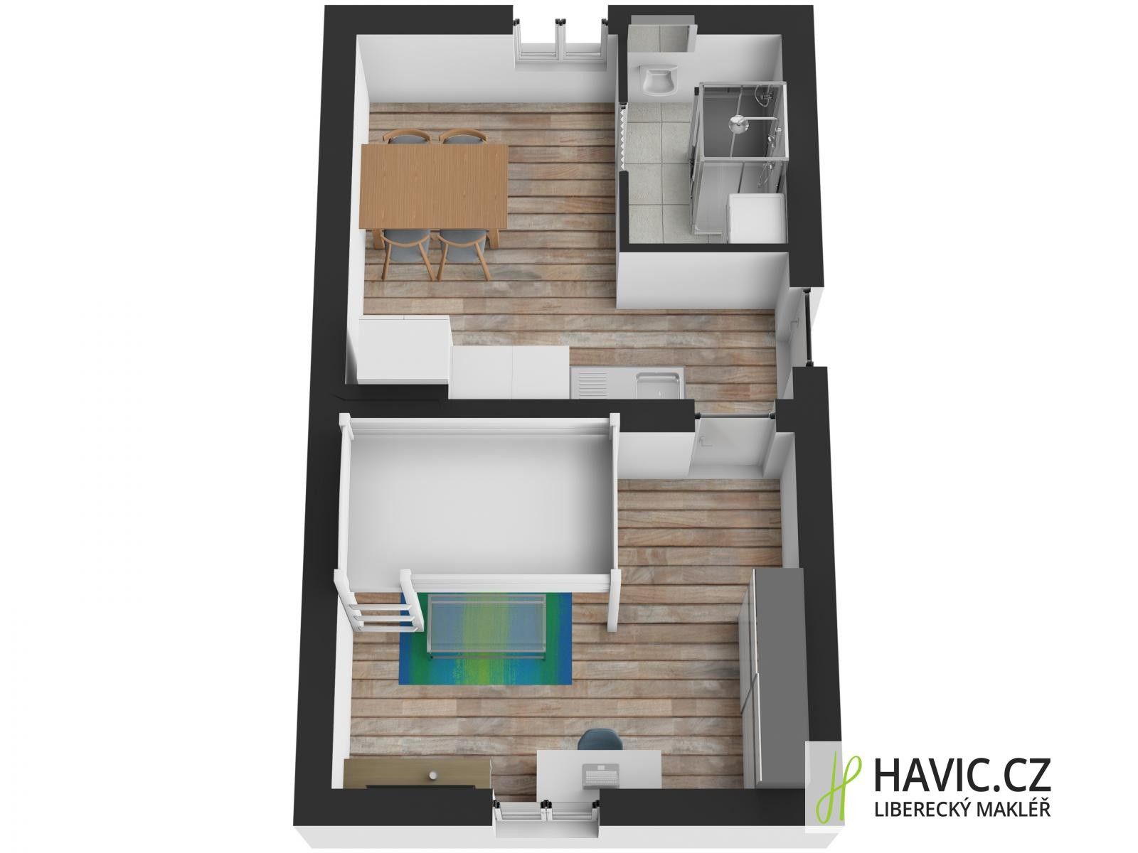 Prodej bytu 1+1 34 m² - foto 2