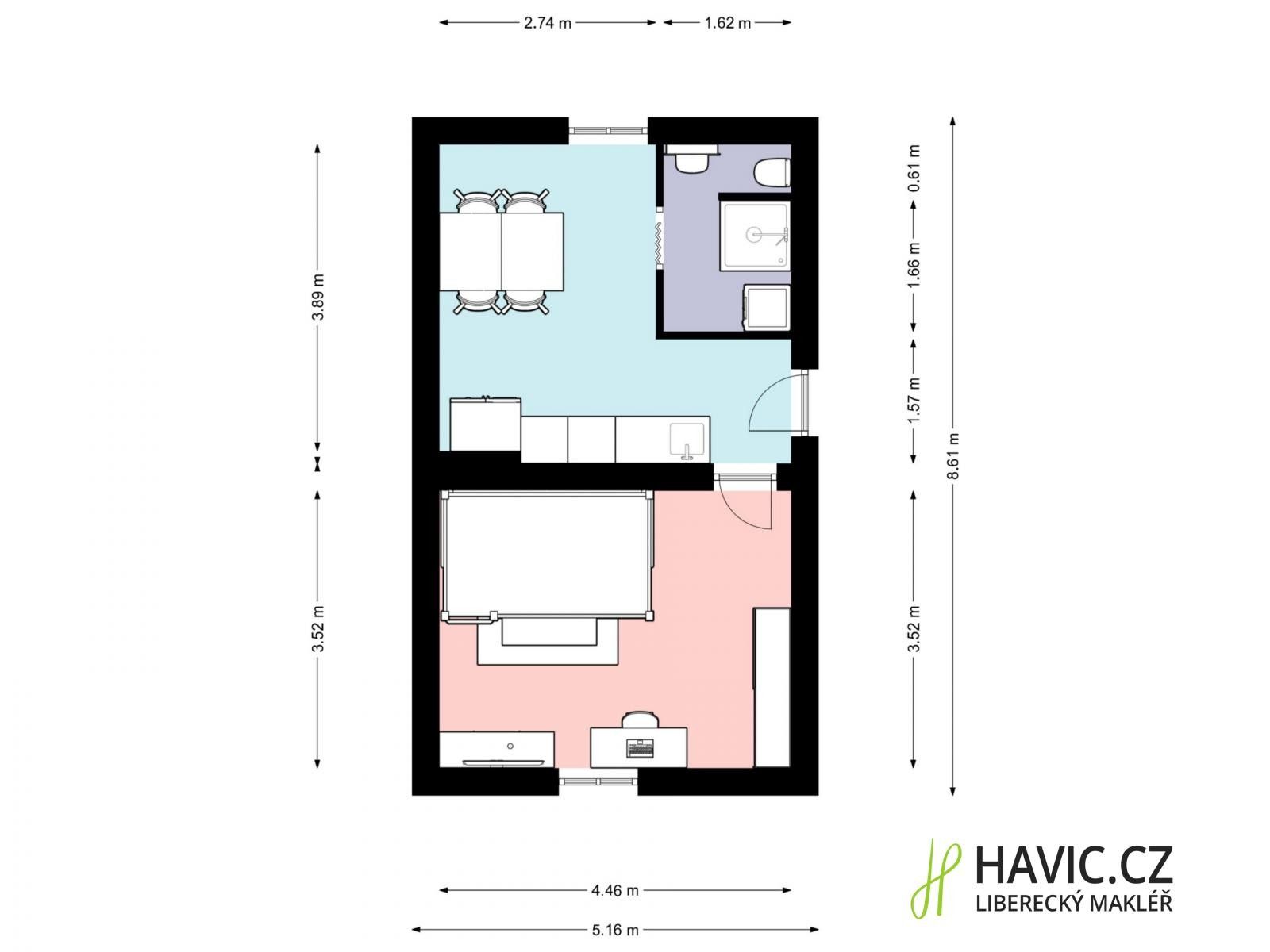 Prodej bytu 1+1 34 m² - foto 13