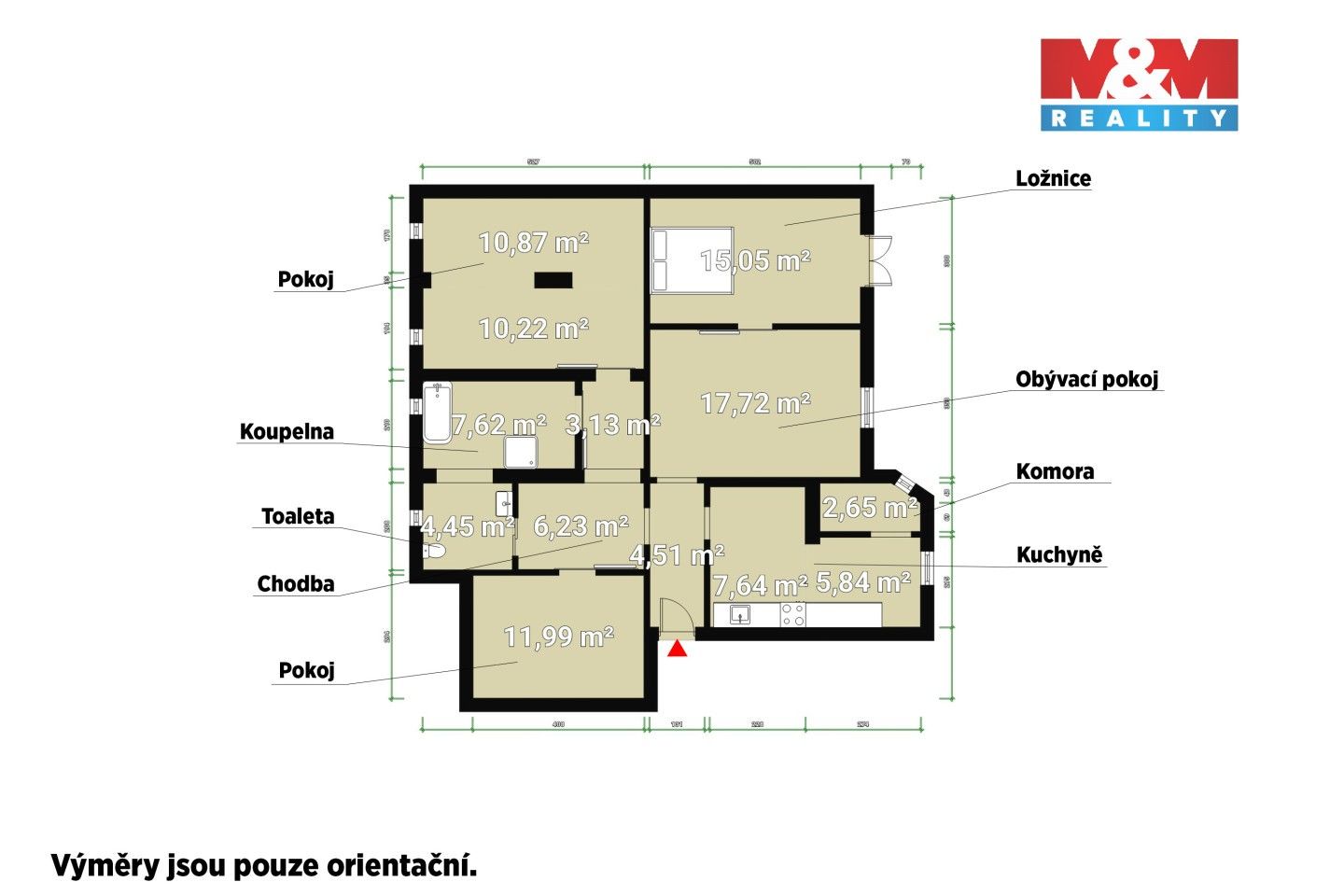 Prodej bytu 3+1 103 m² - foto 4