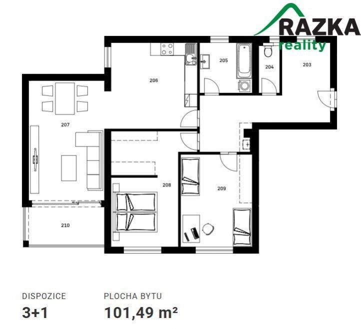Prodej bytu 3+1 101 m² - foto 2