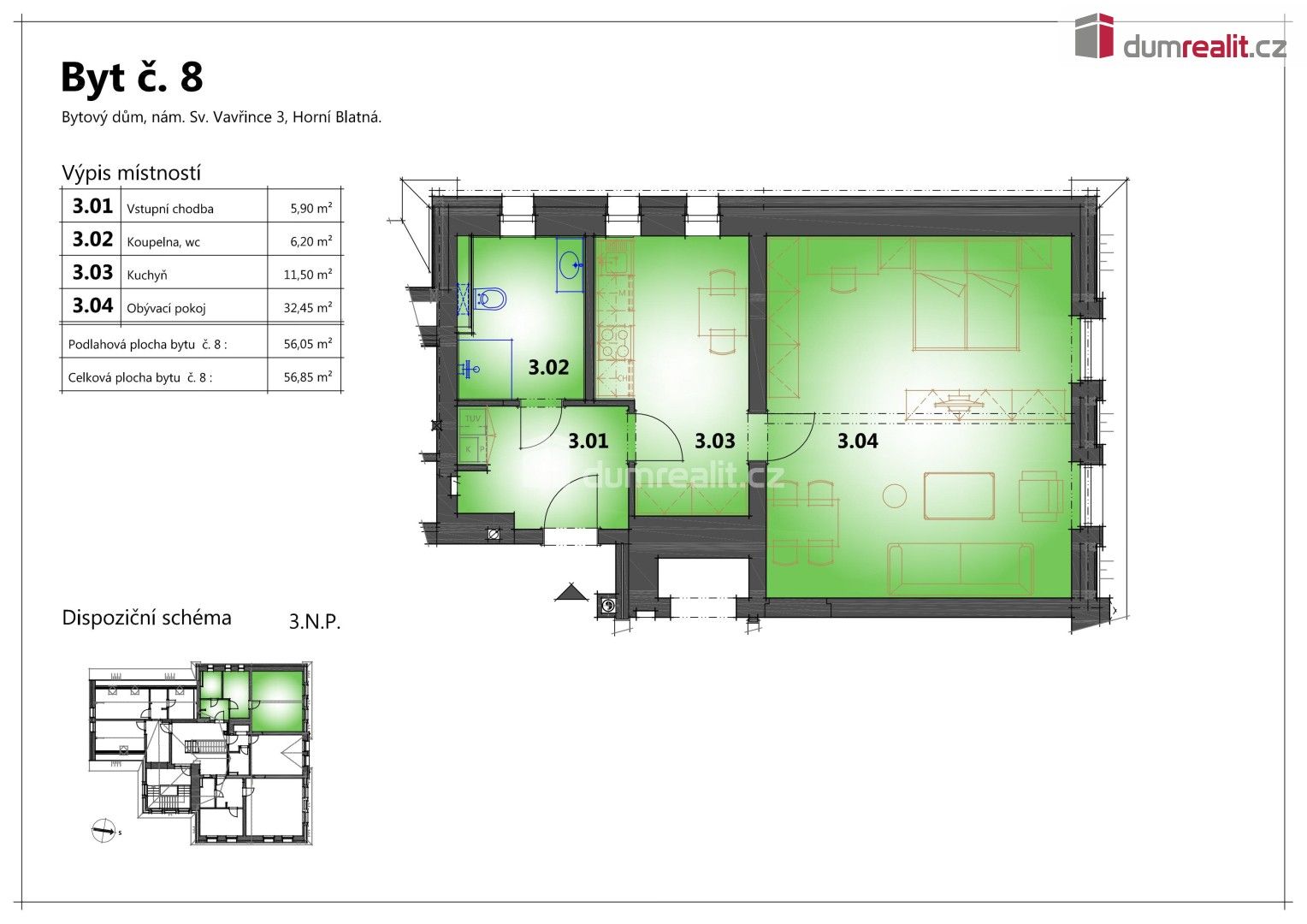 Prodej bytu 2+kk 56 m² - foto 25