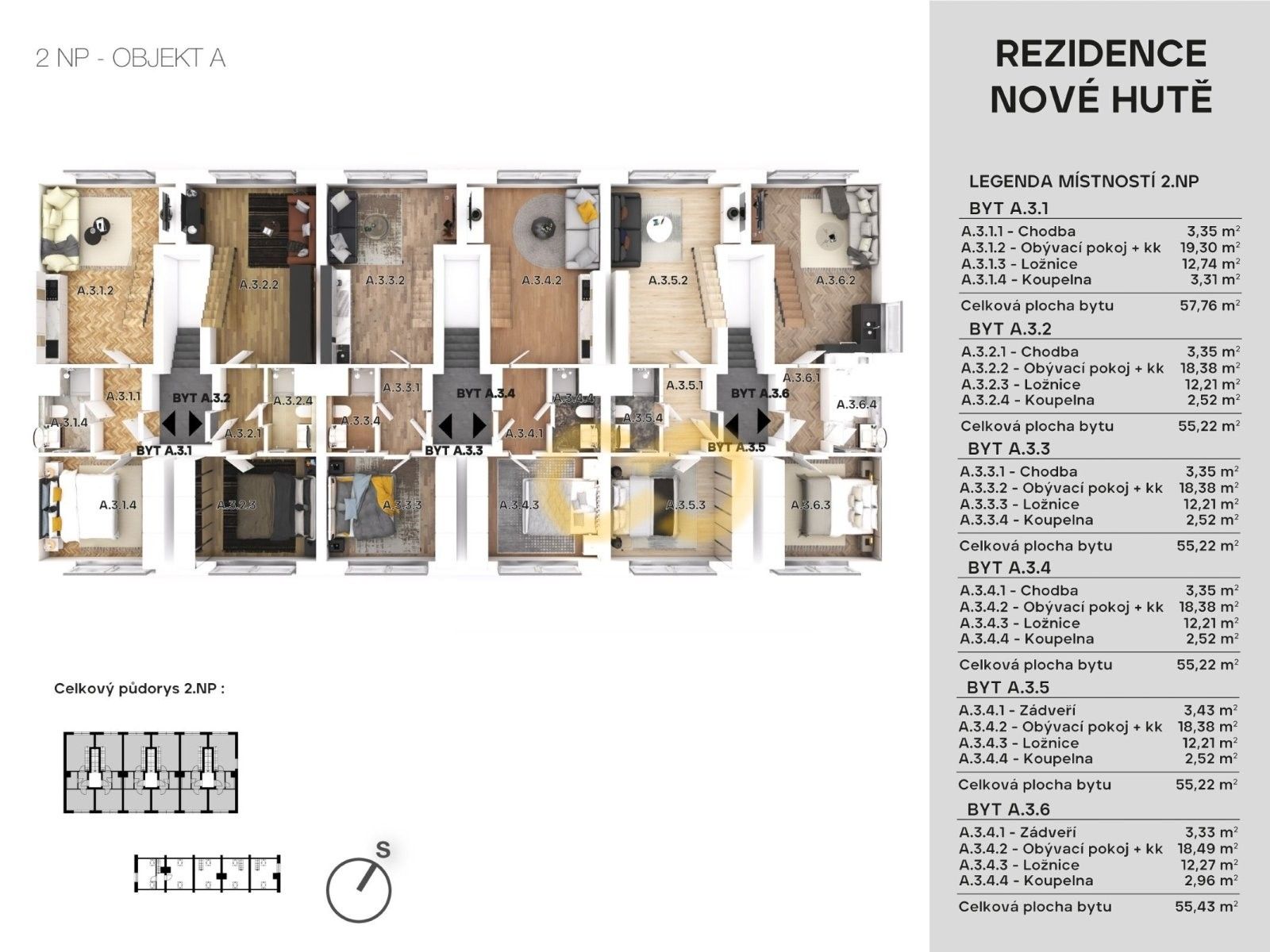 Prodej bytu 3+kk 55 m² - foto 6