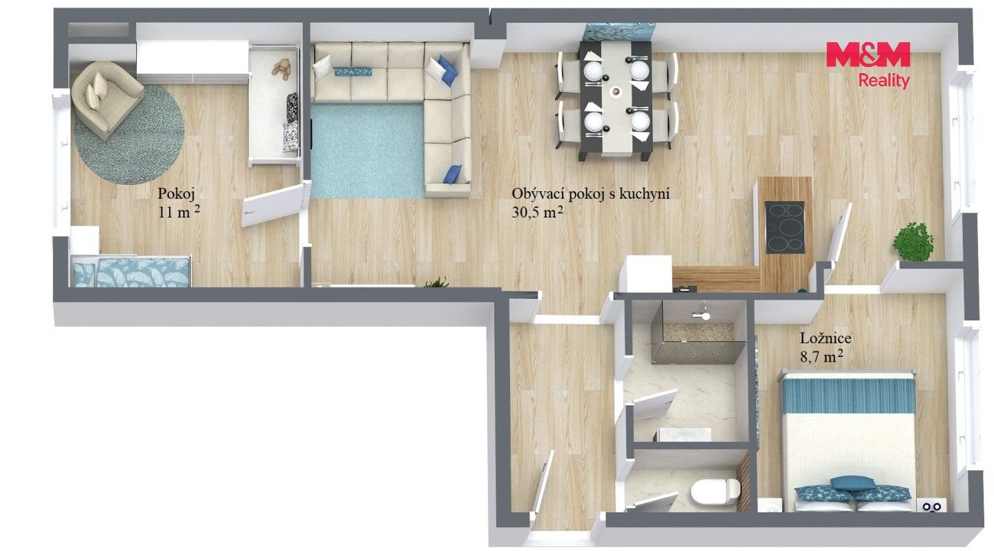 Prodej bytu 3+kk 55 m² - foto 20