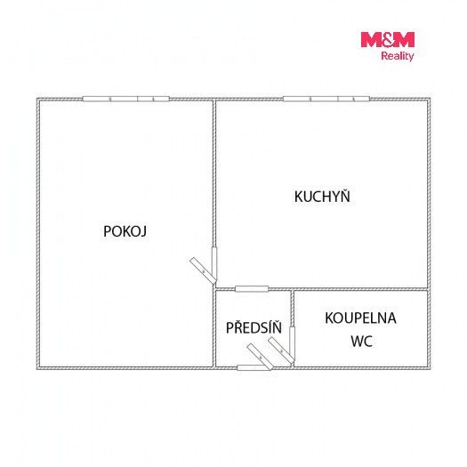 Pronájem bytu 1+1 36 m² - foto 8