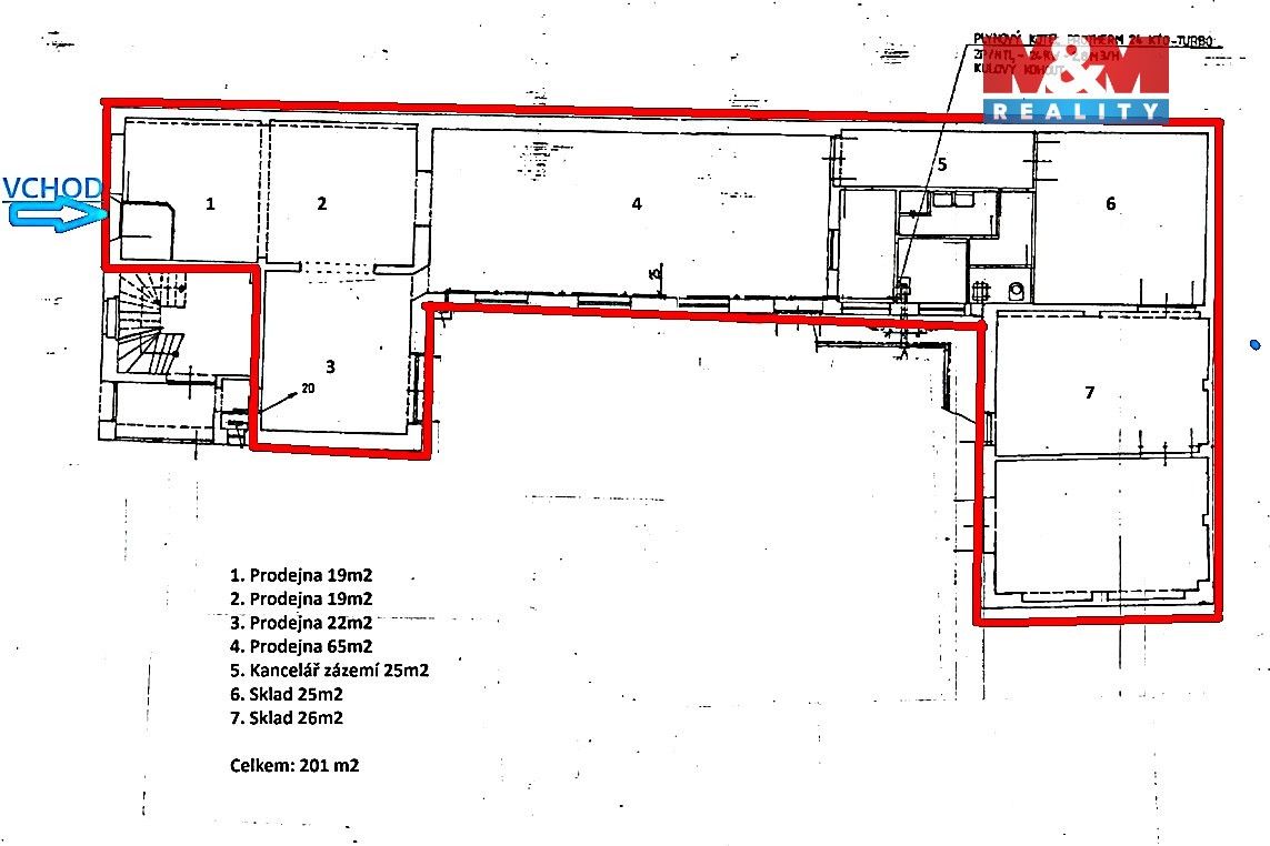 Pronájem komerčního prostoru 201 m² - foto 4