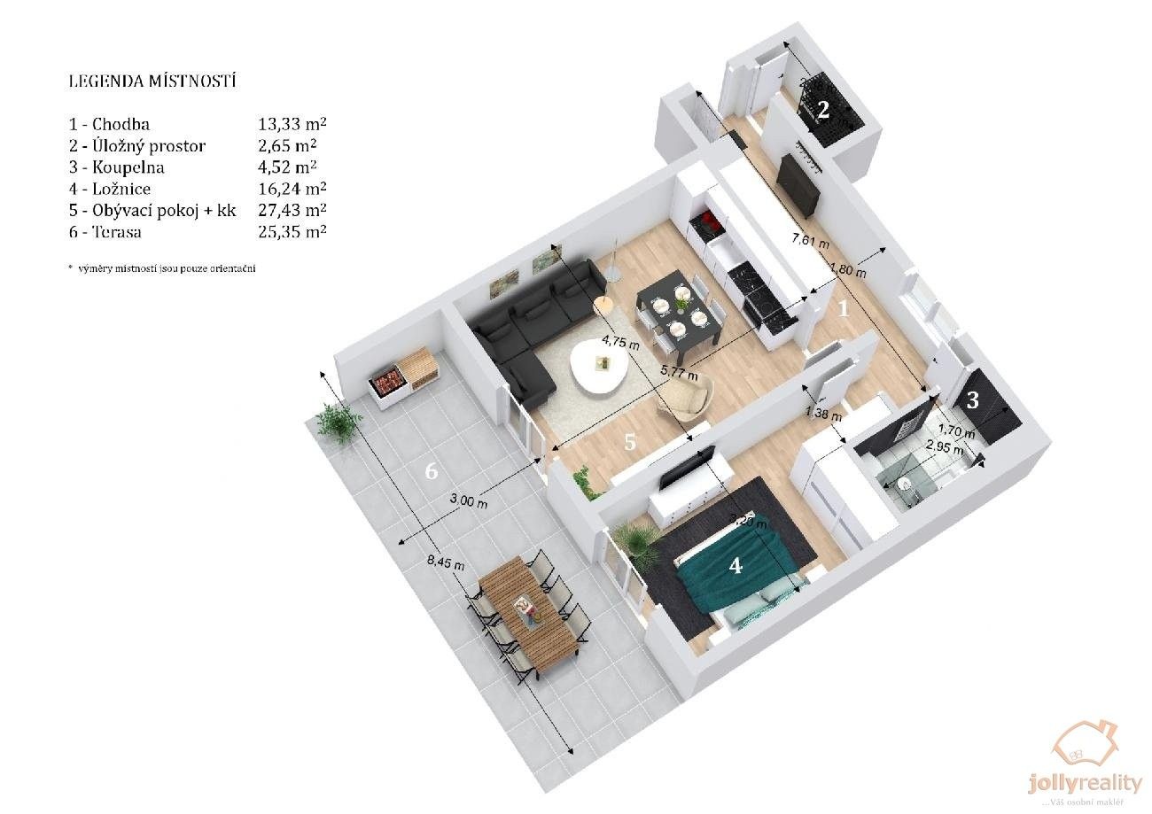 Prodej bytu 2+kk 64 m² - foto 14
