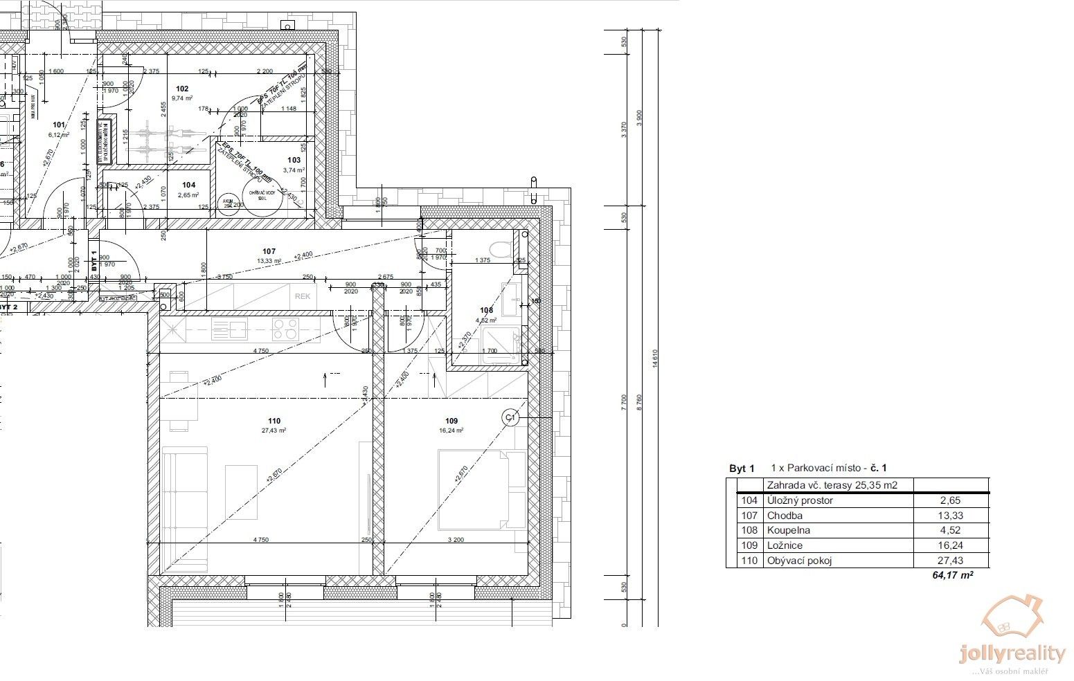 Prodej bytu 2+kk 64 m² - foto 15