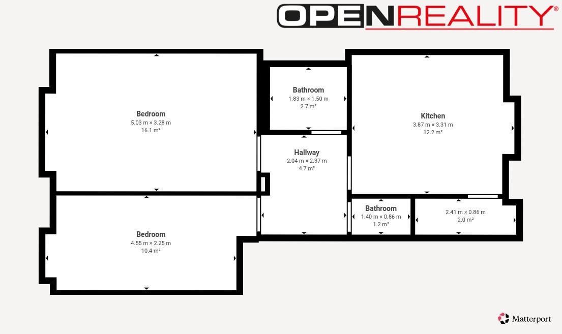 Pronájem bytu 2+1 55 m² - foto 12