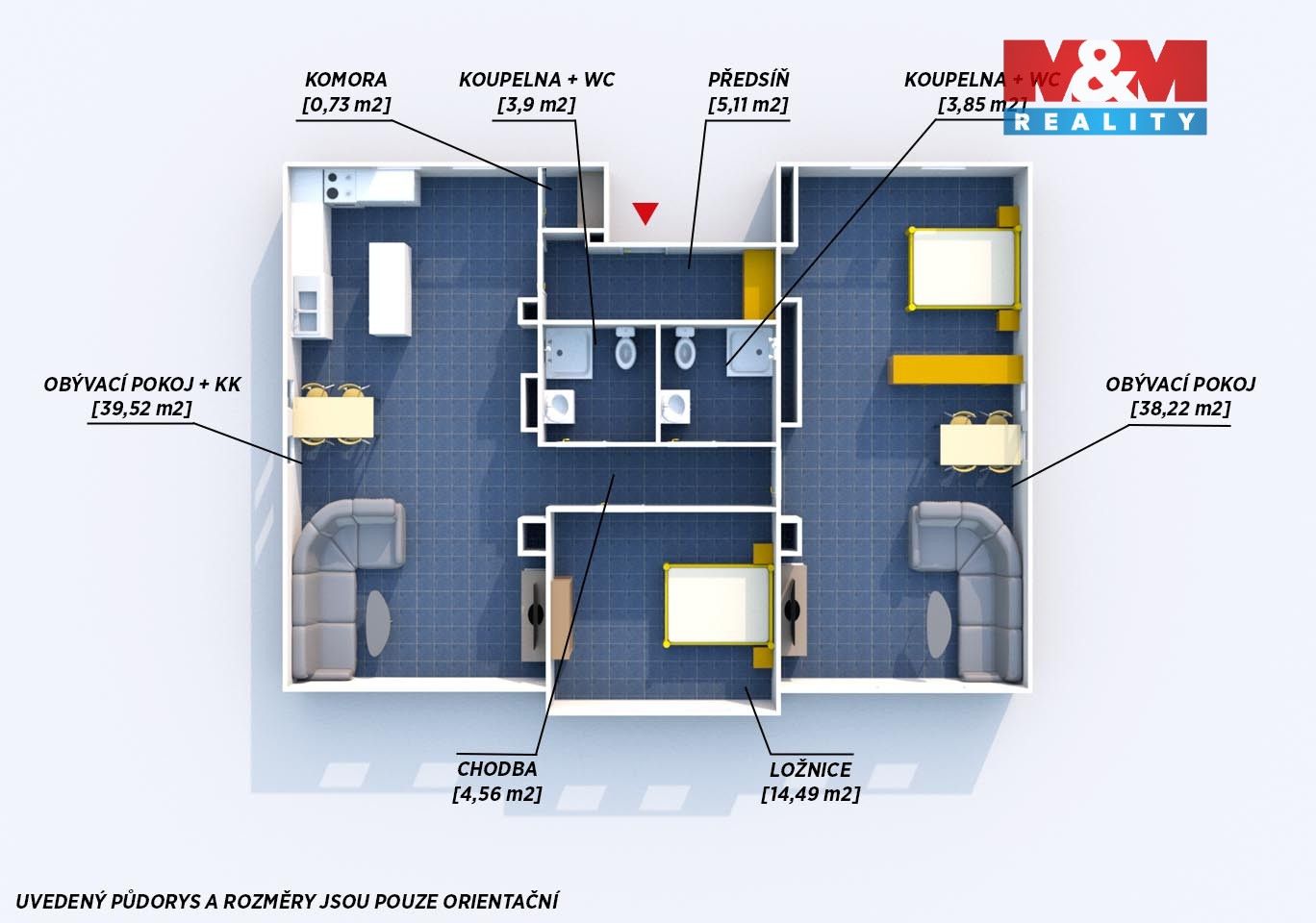 Prodej bytu 3+kk 110 m² - foto 11