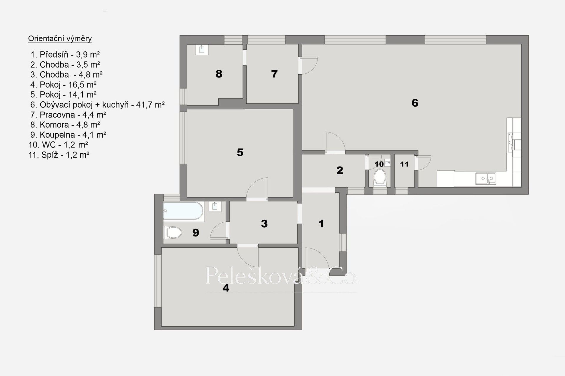 Prodej bytu 4+kk 100 m² - foto 2