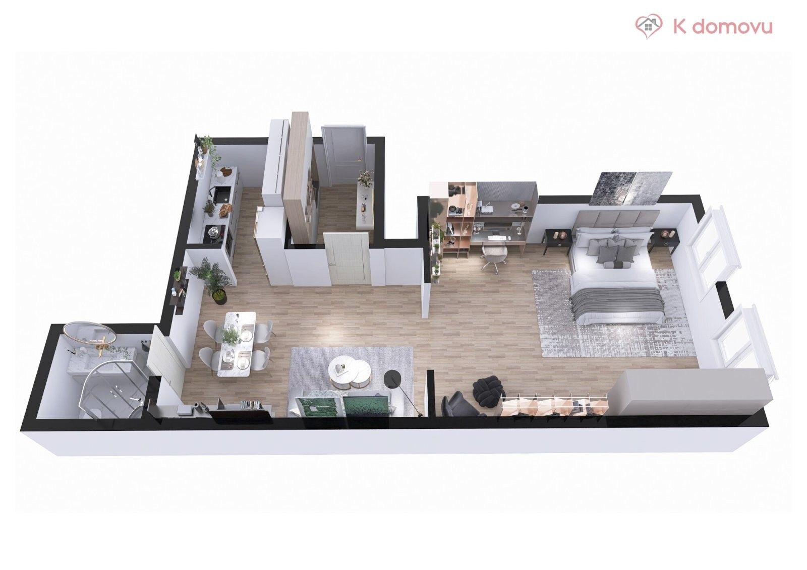 Prodej bytu 2+1 70 m² - foto 3