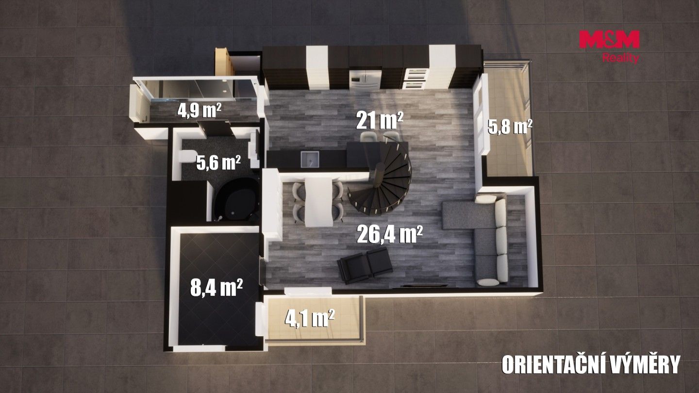 Pronájem bytu 3+kk 103 m² - foto 16
