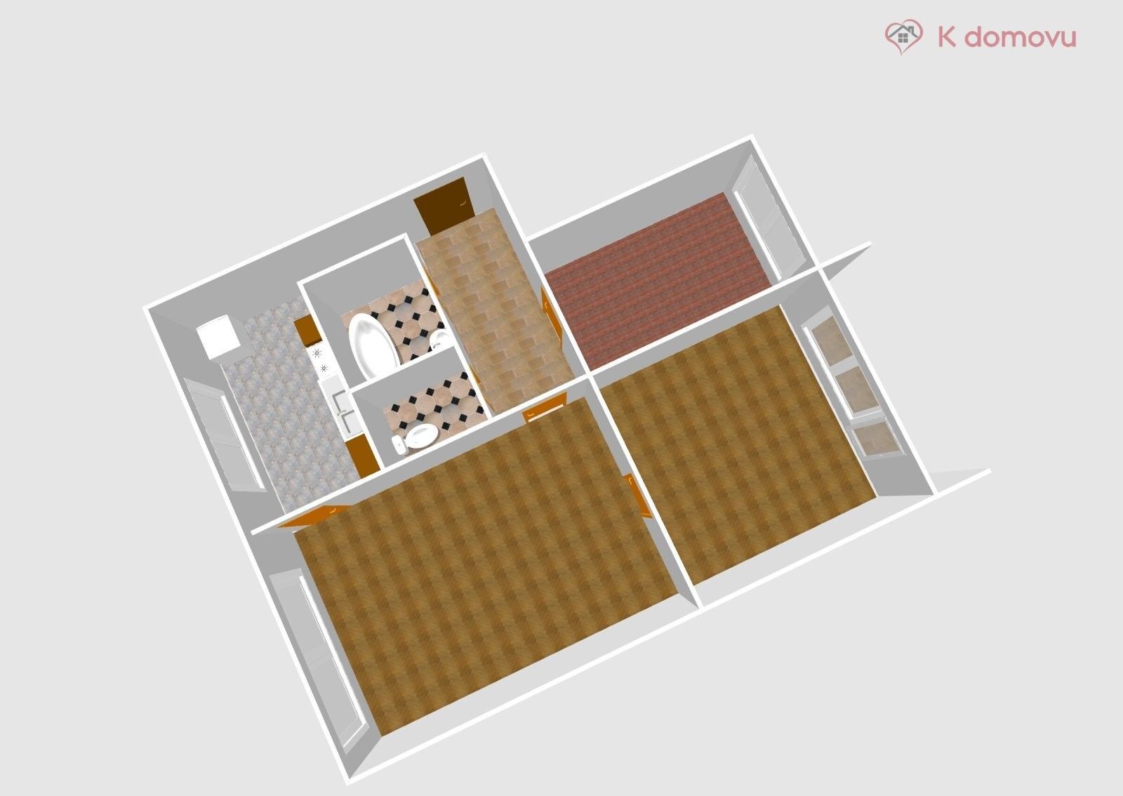 Prodej bytu 3+1 68 m² - foto 2