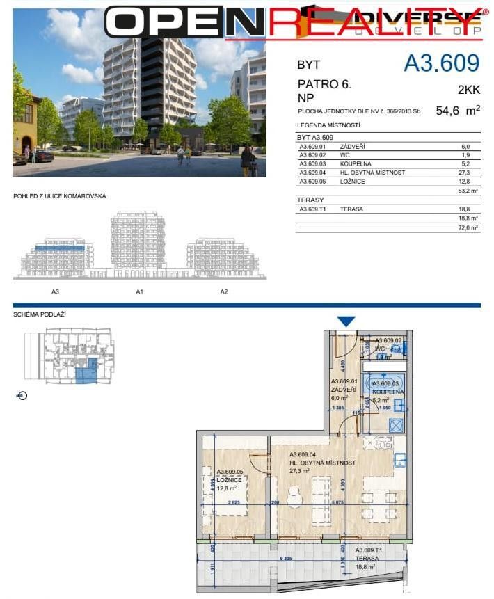 Pronájem bytu 2+kk 72 m² - foto 26