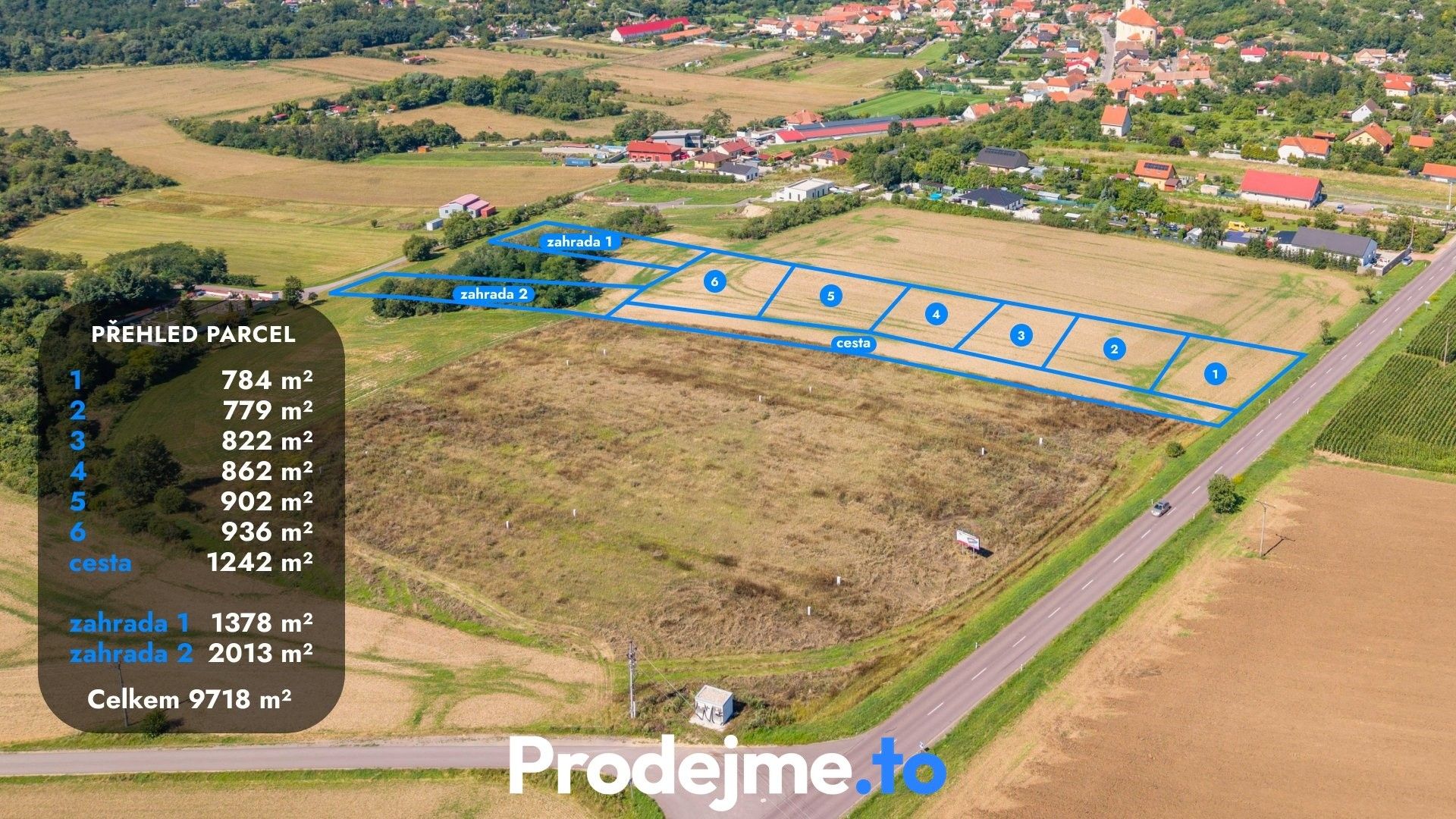 Prodej pozemku 9718 m² - foto 1
