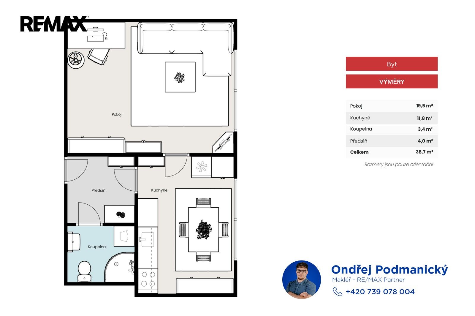 Prodej bytu 1+1 39 m² - foto 15