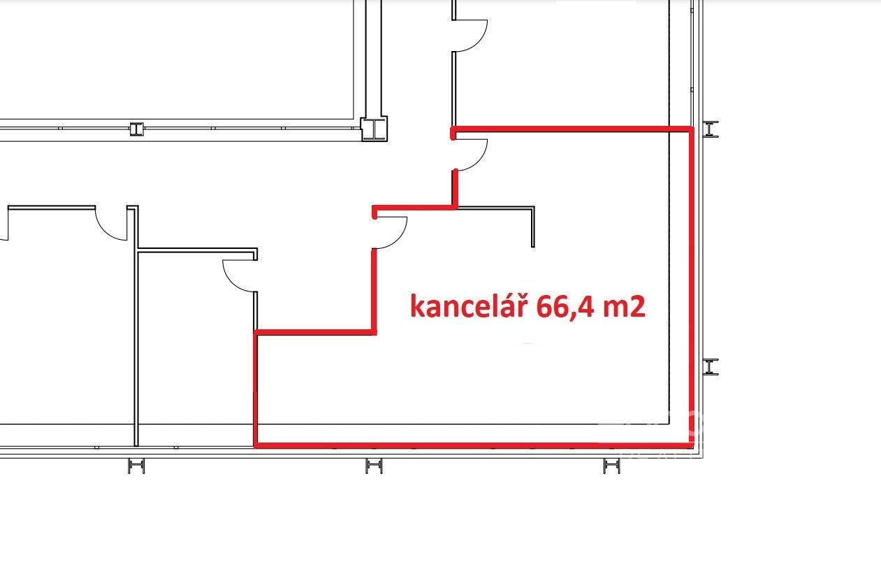 Pronájem komerčního prostoru 66 m² - foto 3