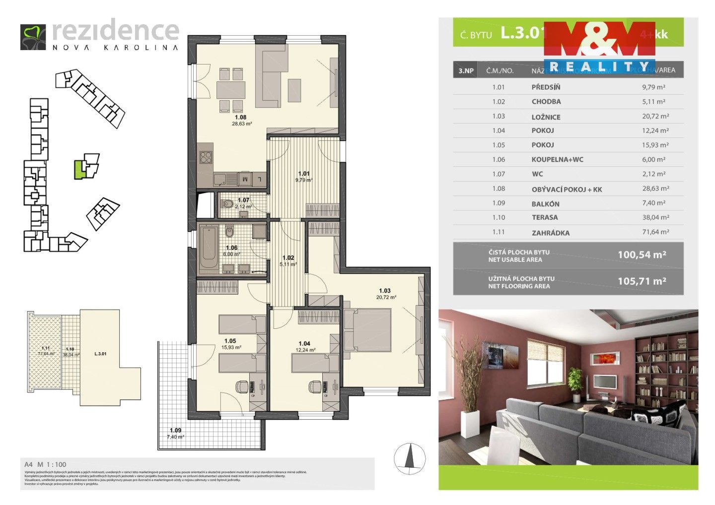 Prodej bytu 4+kk 105 m² - foto 17