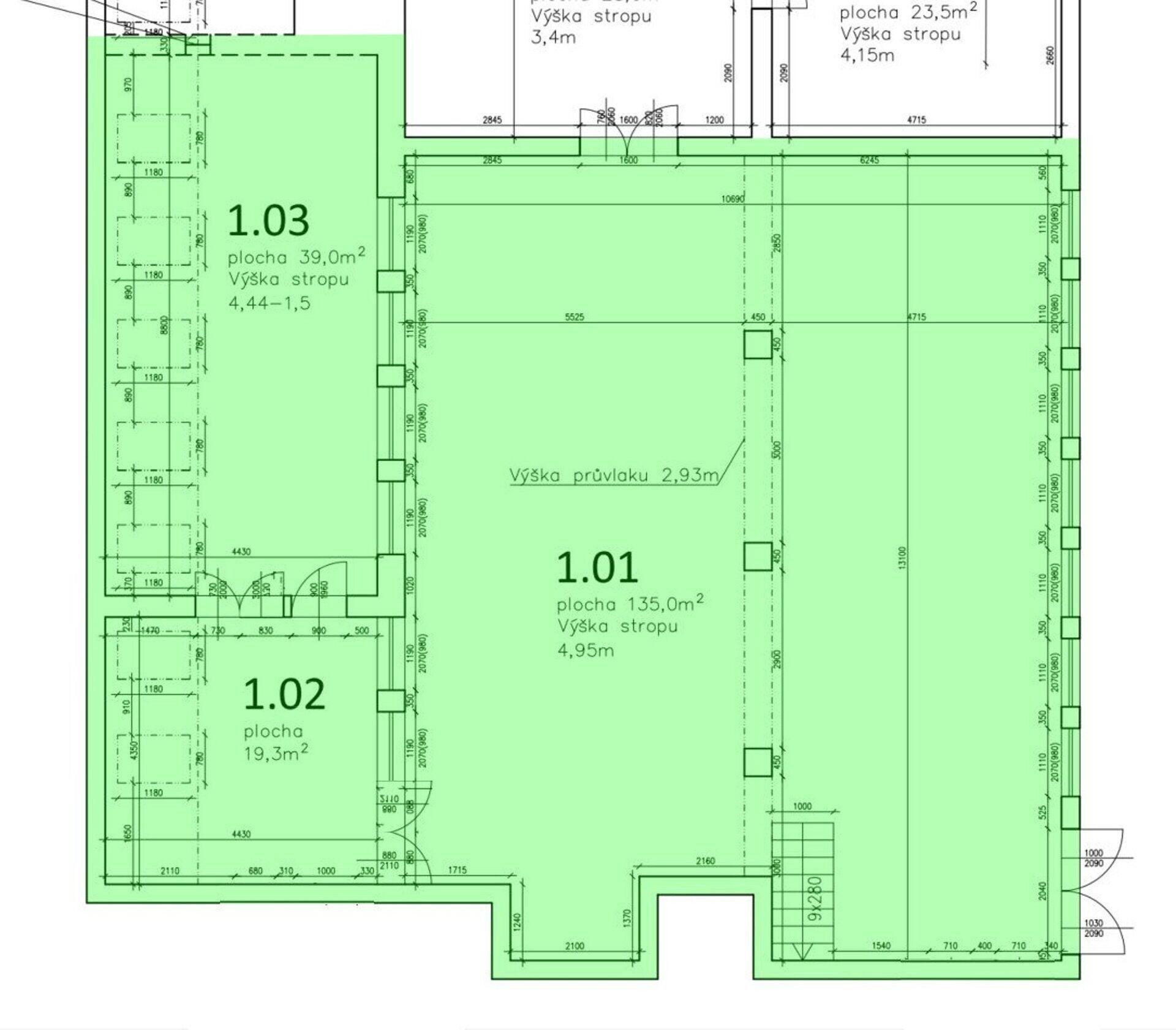 Pronájem komerčního prostoru 193 m² - foto 8