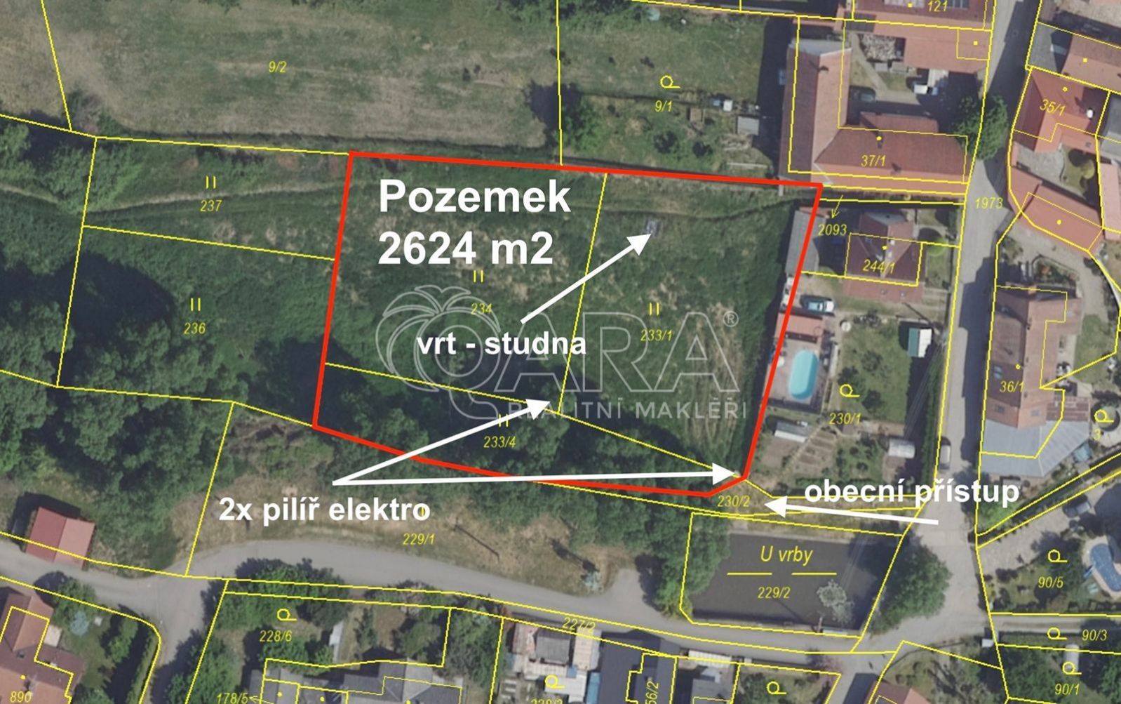 Prodej pozemku 2624 m² - foto 2