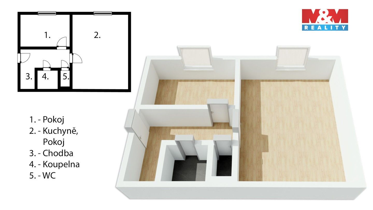 Prodej bytu 2+kk 39 m² - foto 6