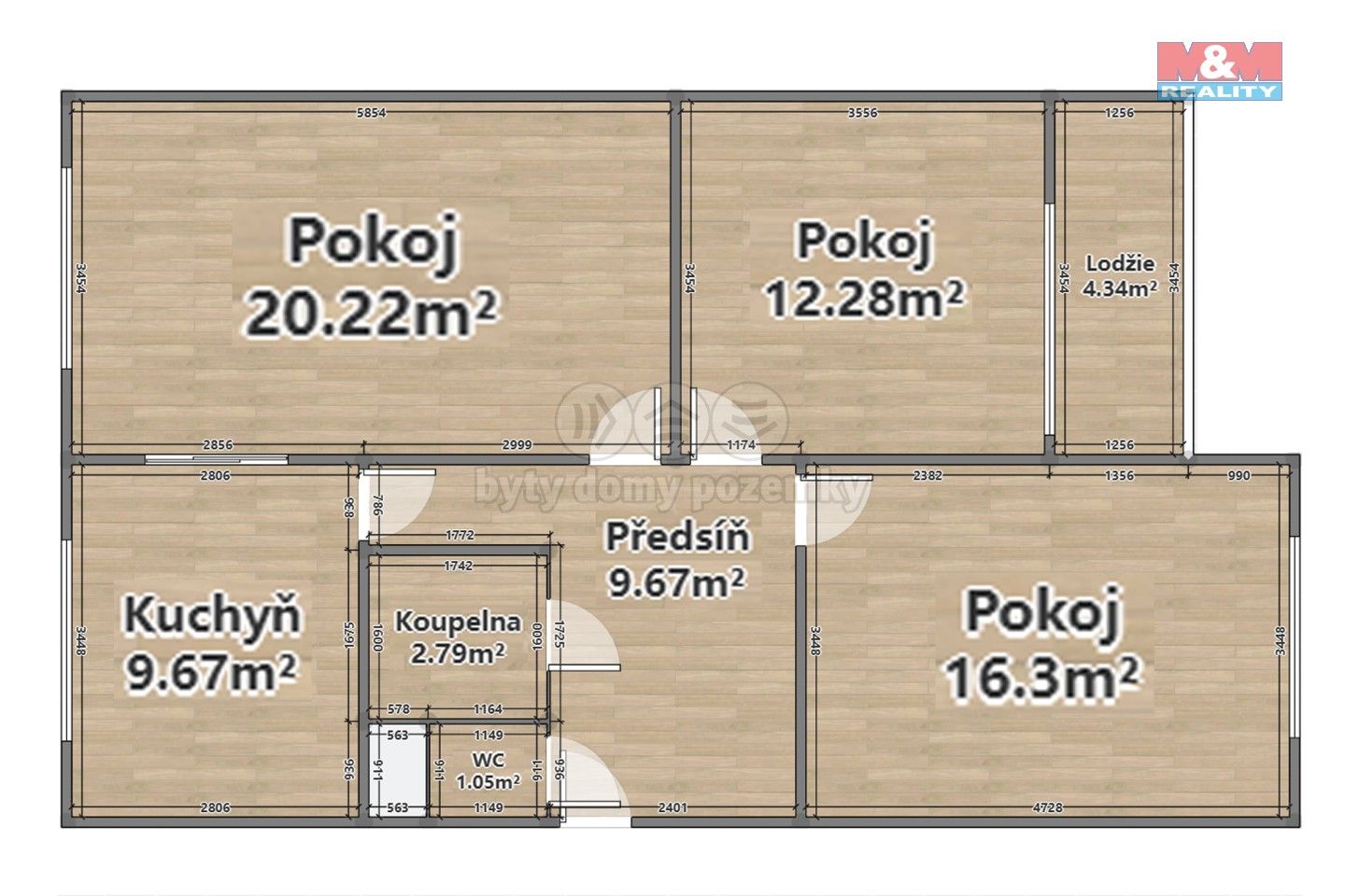 Prodej bytu 3+1 71 m² - foto 18