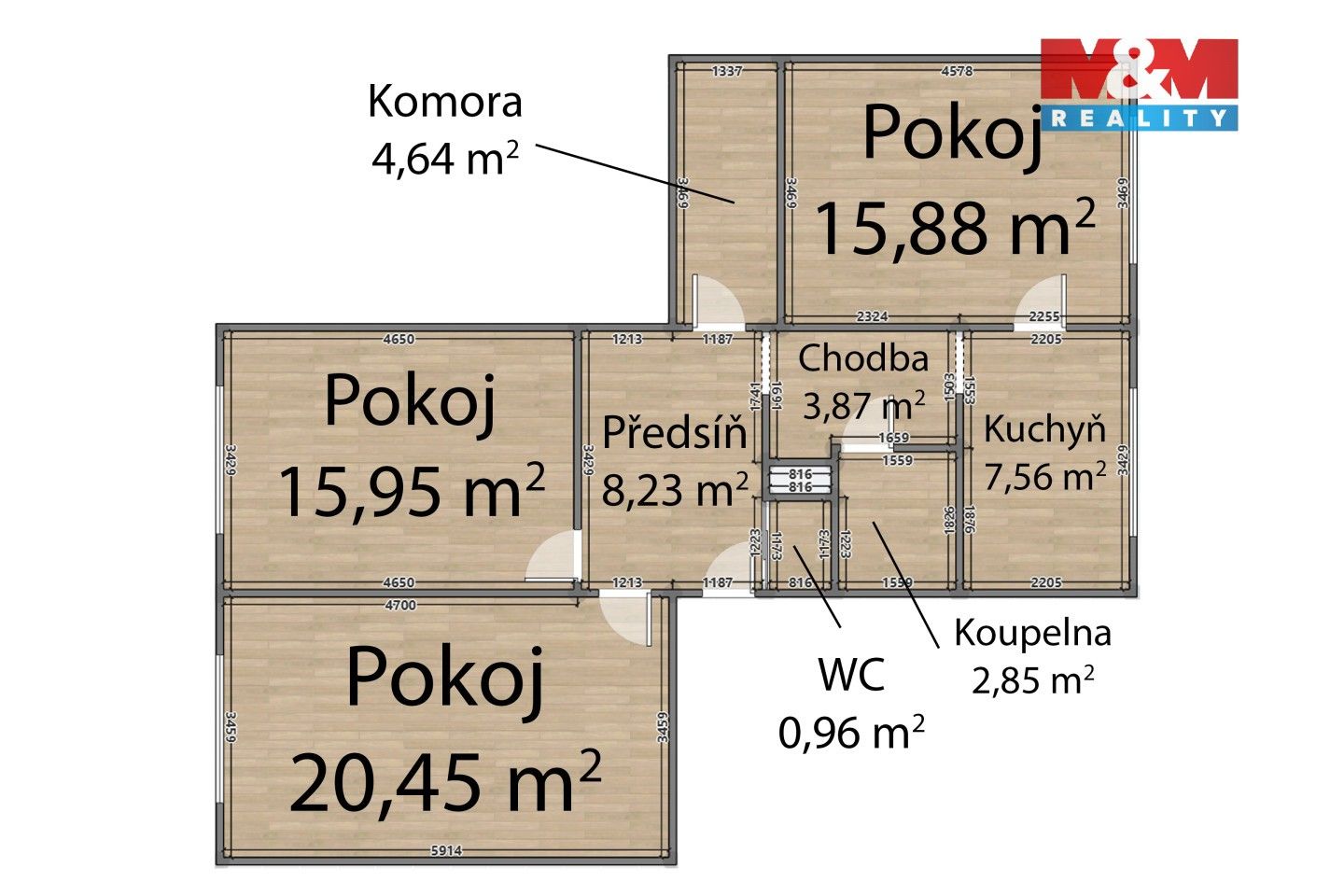 Prodej bytu 3+1 85 m² - foto 14
