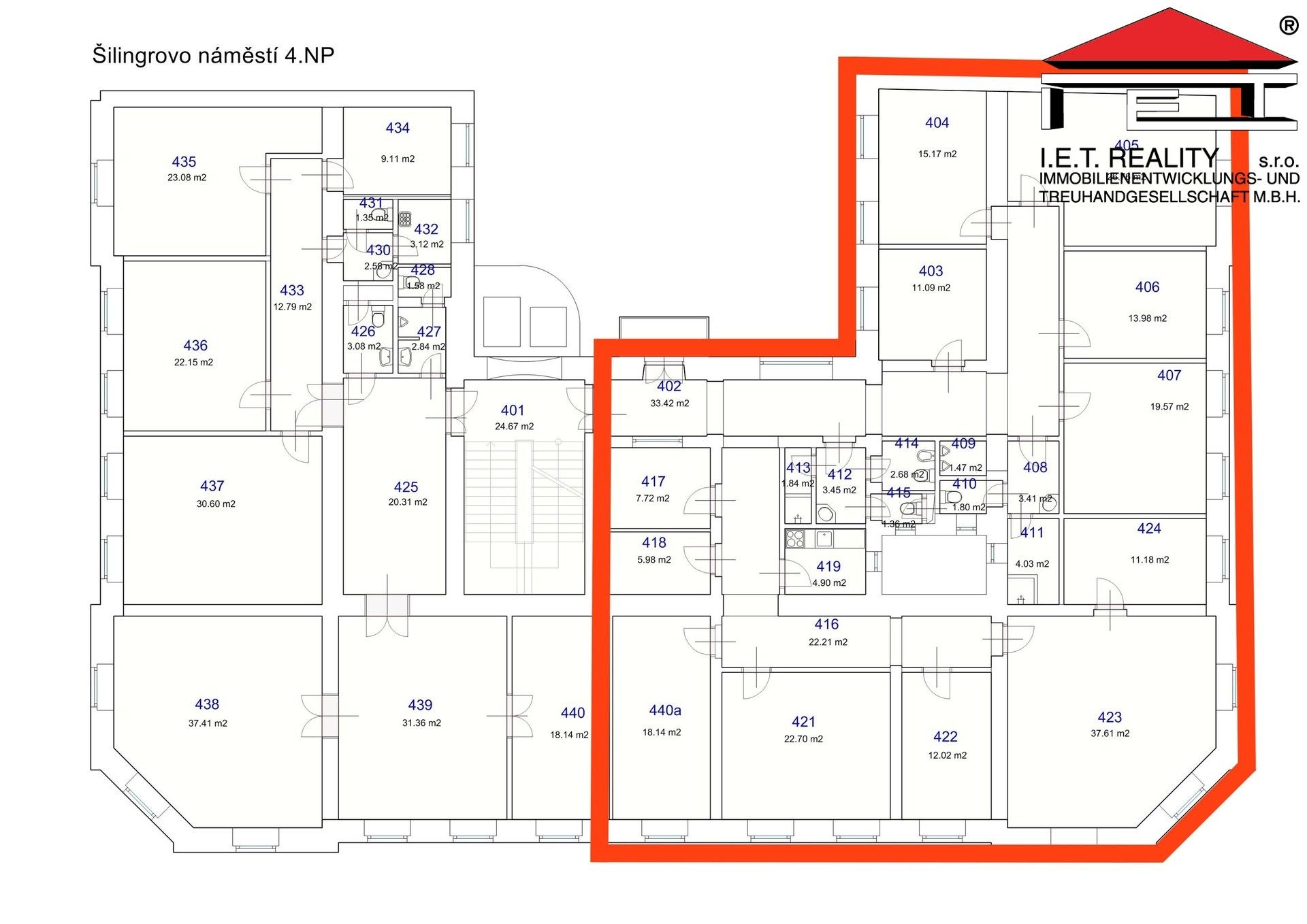Pronájem komerčního prostoru 283 m² - foto 14