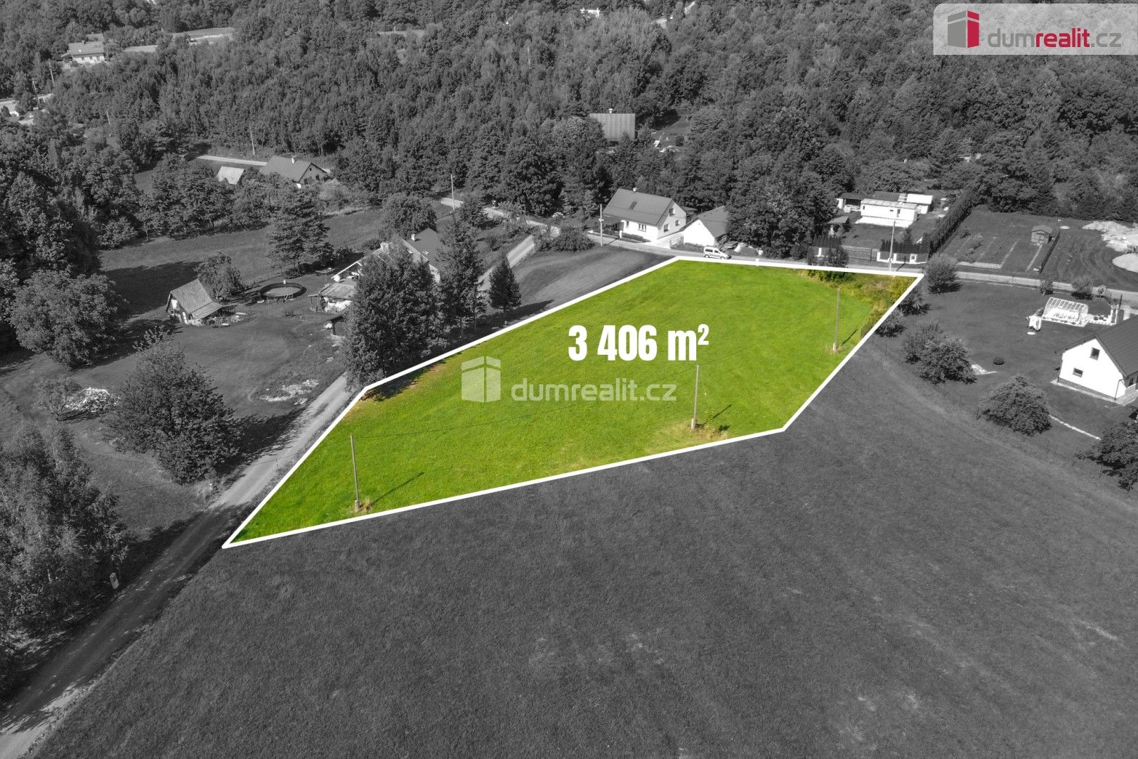 Prodej pozemku 3406 m² - foto 4