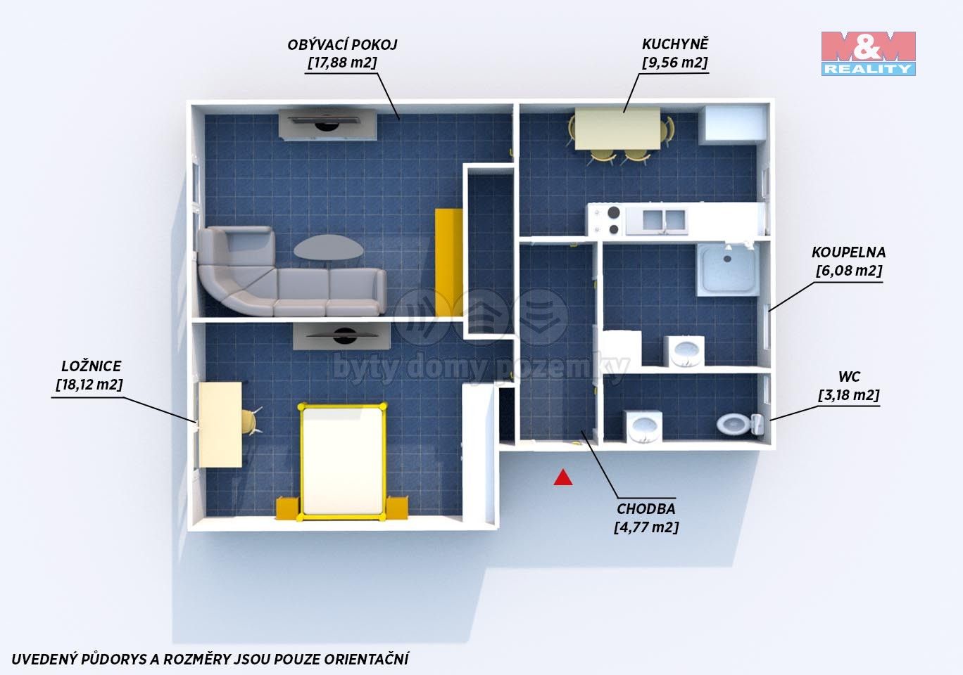 Prodej bytu 2+1 65 m² - foto 4