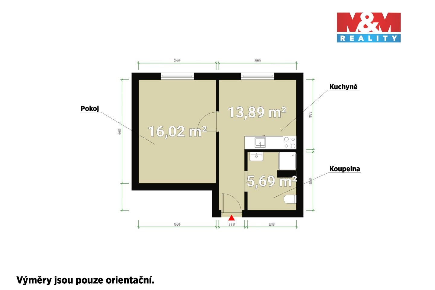 Pronájem bytu 1+1 36 m² - foto 6