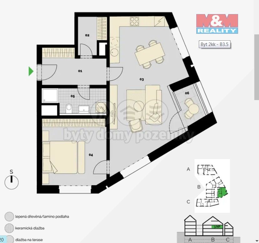 Prodej bytu 2+kk 74 m² - foto 4