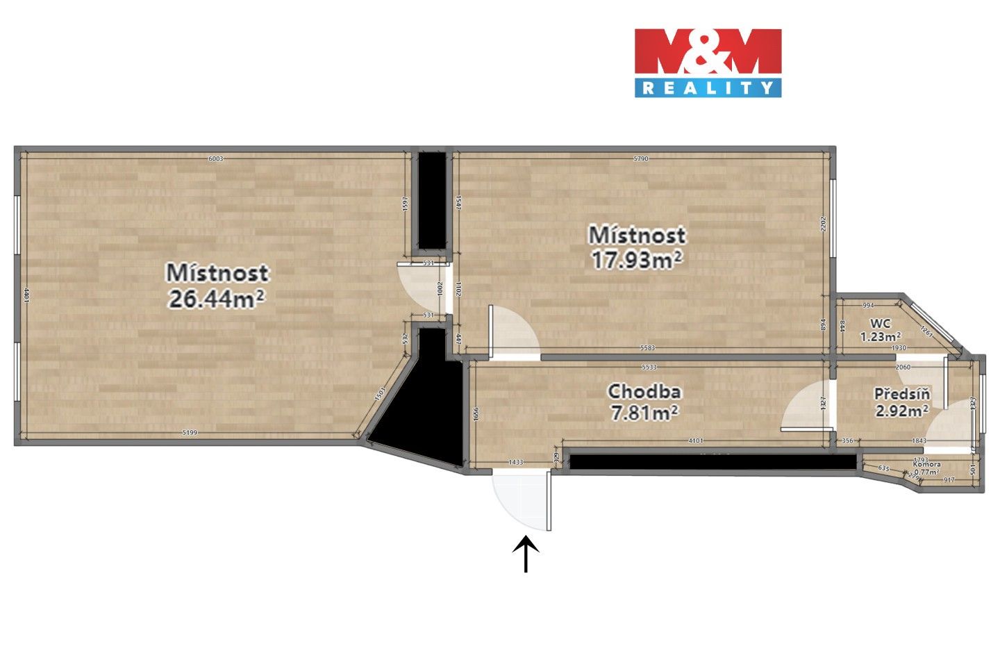 Pronájem komerčního prostoru 51 m² - foto 1